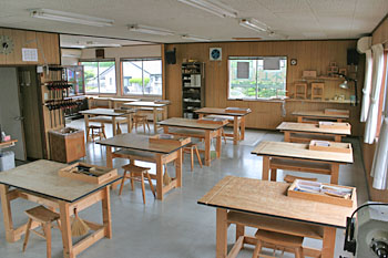 今の木工教室の室内