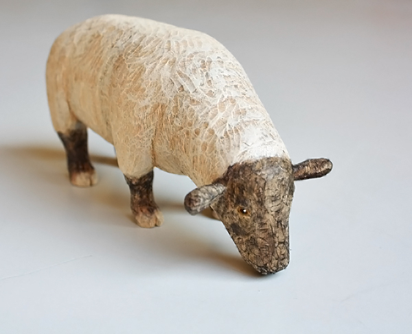 彫刻の羊