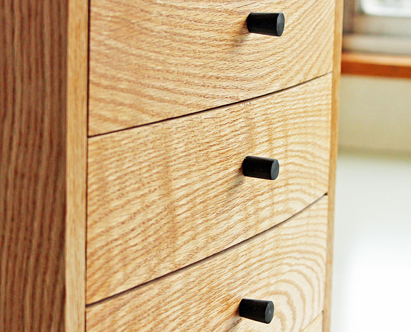 黒檀の取っ手、つまみ