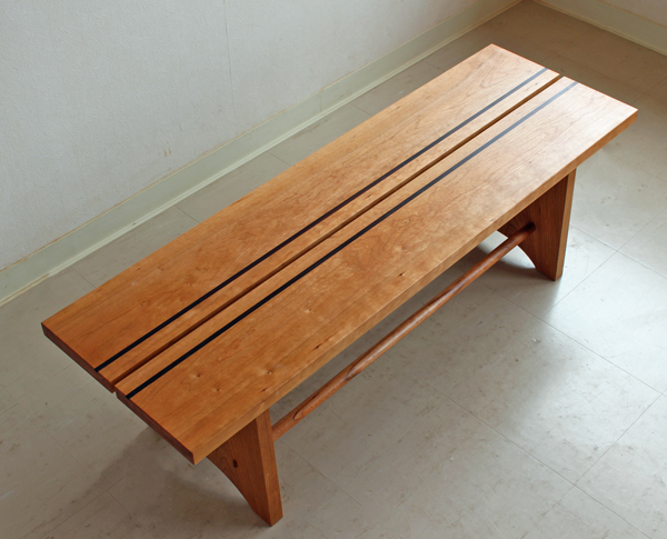 ベンチのトップビュー