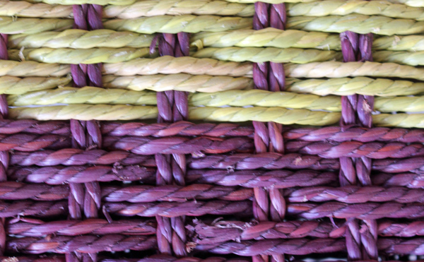 椅子のイグサ編み