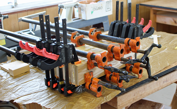 板の矧ぎ合わせ