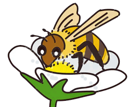 ミツバチのイラスト