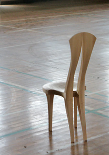 門司港アート村での作品の椅子